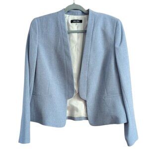 NWT Nine West Baby Blue Open Front Blazer